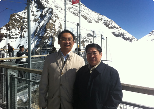 与山西省委书记袁纯清及农业部副部长在瑞……